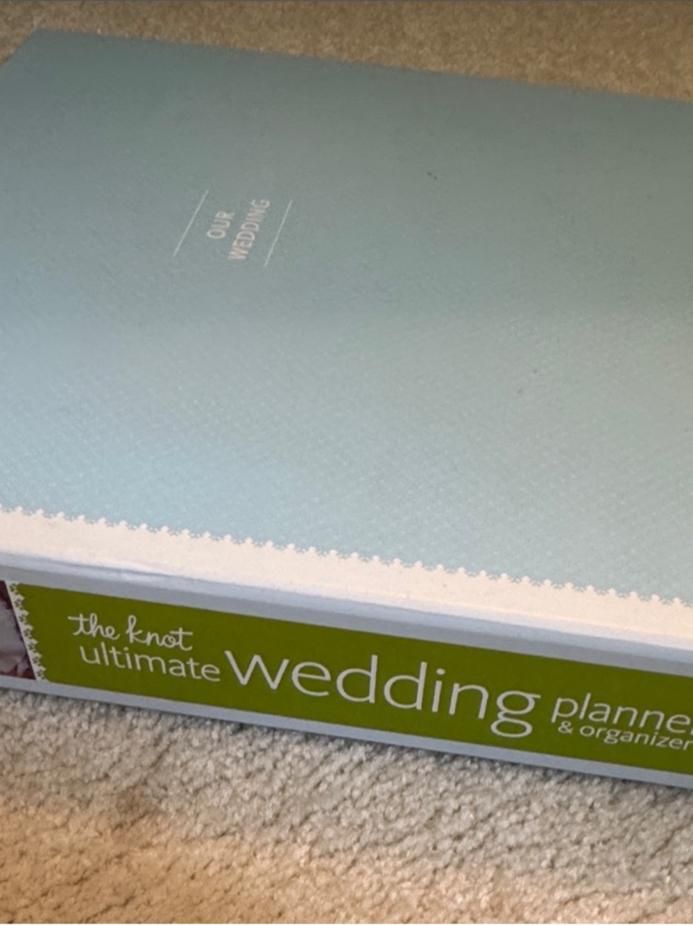 The Knot Ultimate Wedding Planner & Organizer - Light Blue